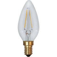 LED lampa E14 | C35 soft glow | 2100K | 1.5W [Star Trading] 361452