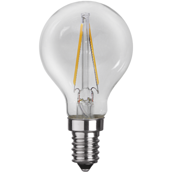 LED lampa E14 | P45 klar | 2700K | 2W [Star Trading] 361238 - 1