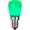 LED lampa E14 | ST26 grön | utomhus | 0.9W [Star Trading]