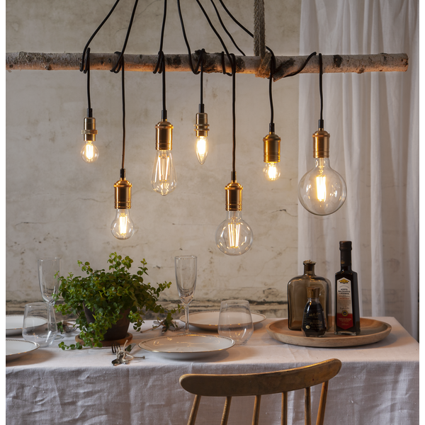 LED lampa E14 dimbar (3-stegs) | C35 soft glow | 4W [Star Trading] 361754 - 2