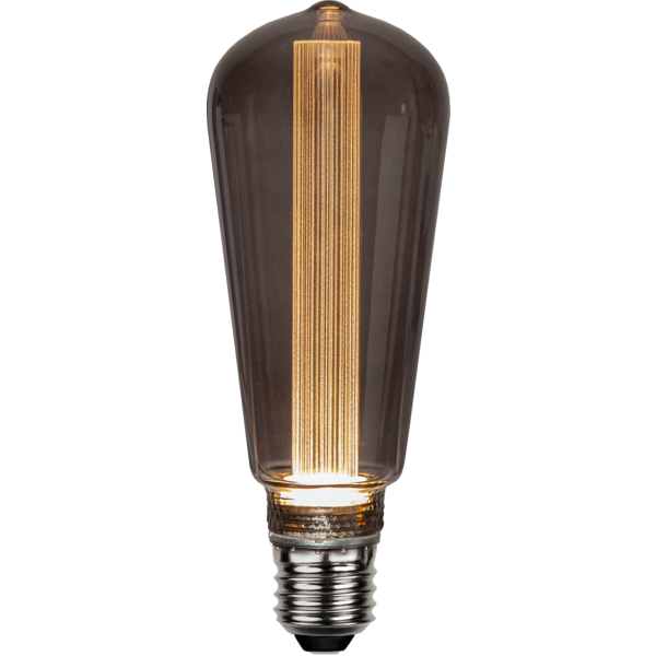 LED lampa E27 | 1.1W | svart [Star Trading] 501560 - 1