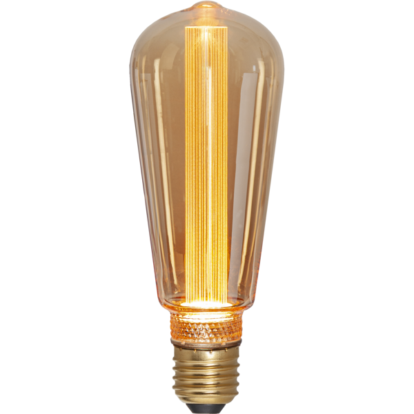 LED lampa E27 | 2W | amberfärg [Star Trading] 501559 - 1