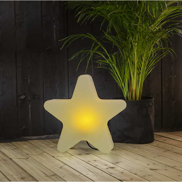 LED lampa E27 | A55 gul | utomhus | 0.9W [Star Trading] 361803 - 3