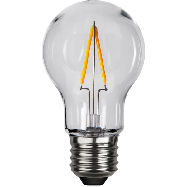 LED lampa E27 | A55 klar | utomhus | 2200K | 1W [Star Trading] 361804 - 2