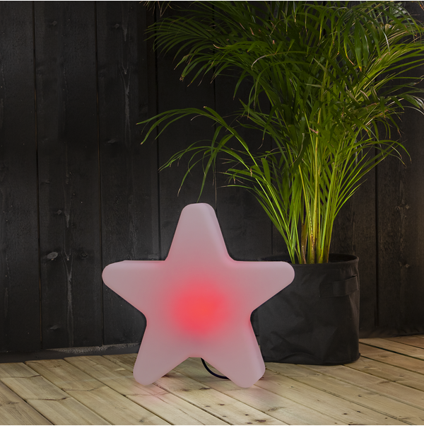 LED lampa E27 | A55 röd | utomhus | 0.9W [Star Trading] 361800 - 3