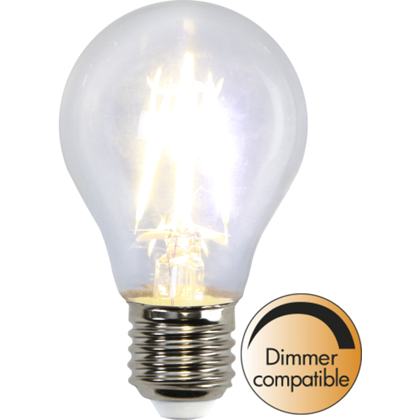 LED lampa E27 | A60 | 2700K | 4W (40W) | dimbar [Star Trading] 361472 - 1
