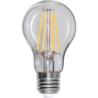 LED lampa E27 | A60 | klar | 2700K | 7W [Star Trading] 361247
