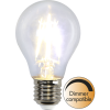 LED lampa E27 | A60 | klar | 4W | dimbar [Star Trading]