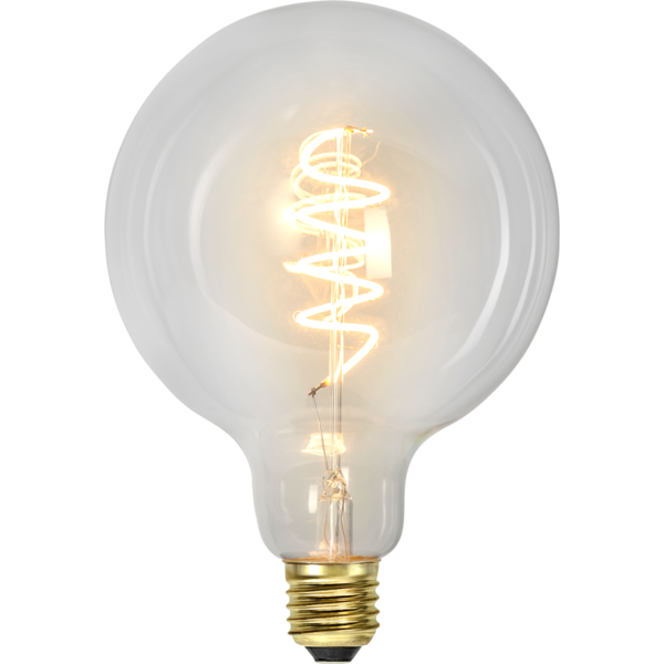 LED lampa E27 | G125 | 2100K | 4W (40W) | dimbar [Star Trading] 501551 - 1