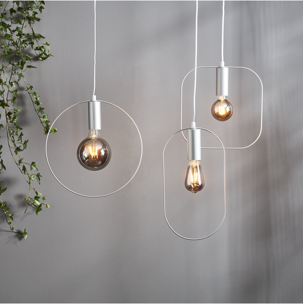 LED lampa E27 | G125 plain smoke | 2100K | 1.8W [Star Trading] 361843 - 2