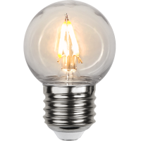 LED lampa E27 | G45 klar | utomhus | 2200K | 0.6W [Star Trading] 361855