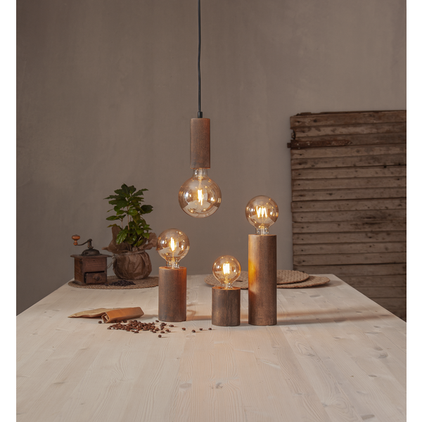 LED lampa E27 | G80 plain amber | 2000K | 0.75W [Star Trading] 361858 - 3