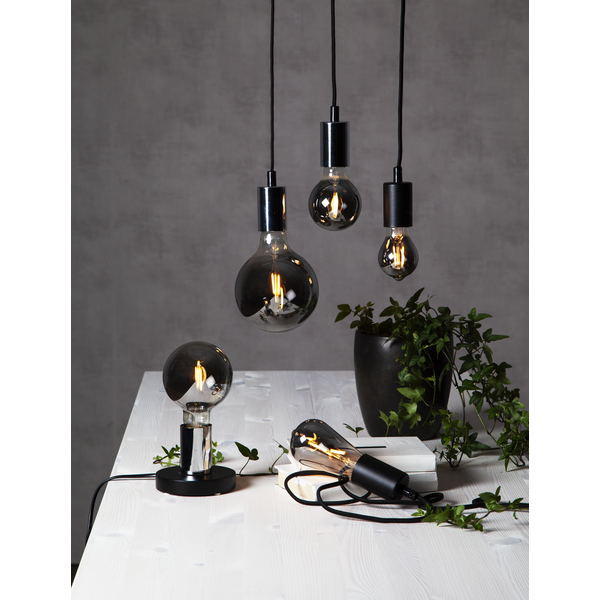 LED lampa E27 | G95 plain smoke | 2100K | 1.8W [Star Trading] 361254 - 3