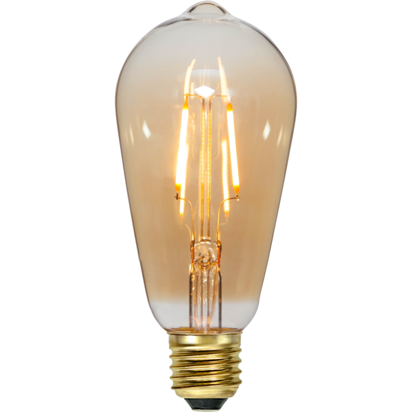 LED lampa E27 | ST64 amber | 0.75W [Star Trading] 361889 - 1