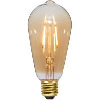 LED lampa E27 | ST64 amber | 0.75W [Star Trading] 361889