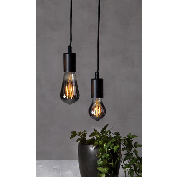LED lampa E27 | ST64 smoke | 1.8W [Star Trading] 361890 - 4