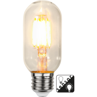 LED lampa E27 | T45 | skymningssensor | 2200K | 4W (35W) [Star Trading]⭐ 361897