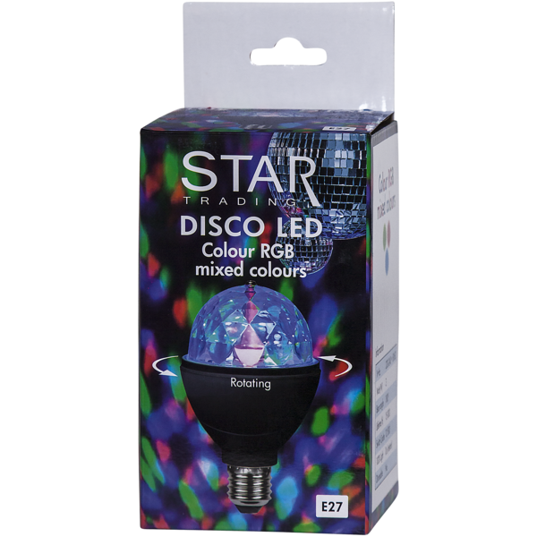LED lampa E27 | disco | 3W [Star Trading] 361408 - 5