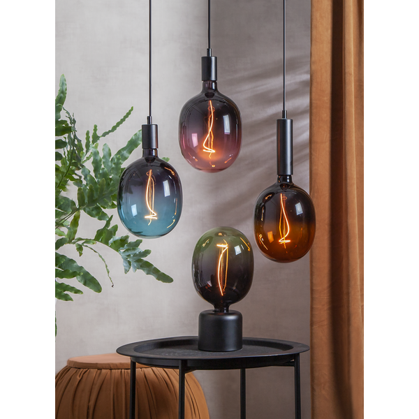 LED lampa E27 dimbar | C150 | 1600K | 4W | gul [Star Trading] 361833 - 3