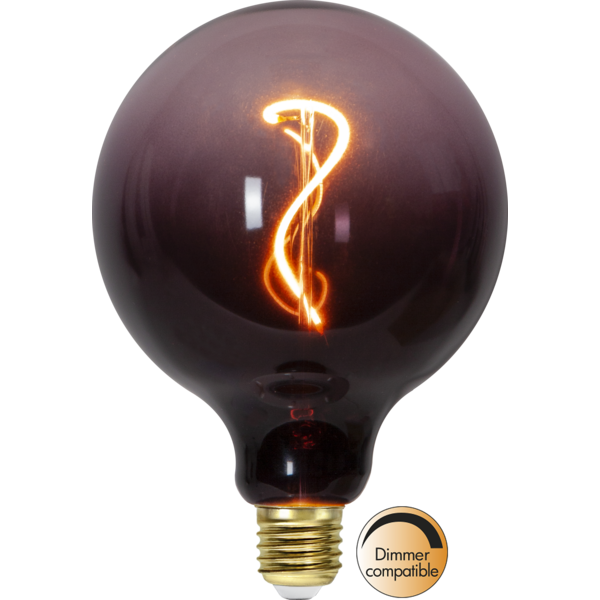 LED lampa E27 dimbar | G125 decoled | 2000K | 4W [Star Trading] 361836 - 1