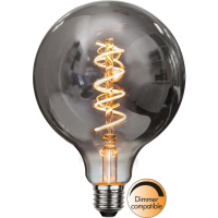 LED lampa E27 dimbar | G125 decoled spiral smoke | 2100K | 2W [Star Trading] 361483