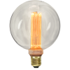 LED lampa E27 dimbar | G125 klar | 1800K | 2.5W (25W) [Star Trading] 361840 - 1