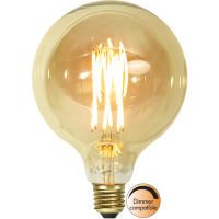 LED lampa E27 dimbar | G125 vintage gold | 1800K | 3.7W [Star Trading] 361844