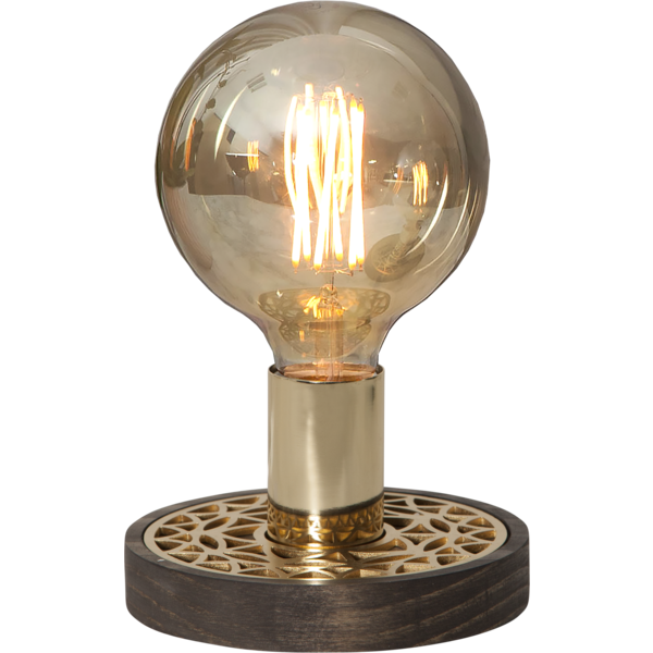 LED lampa E27 dimbar | G125 vintage gold | 1800K | 3.7W [Star Trading] 361844 - 3