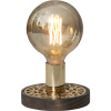 LED lampa E27 dimbar | G125 vintage gold | 1800K | 3.7W [Star Trading] 361844 - 3