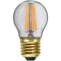 LED lampa E27 dimbar | G45 soft glow | 2100K | 4W (35W) [Star Trading] 361856