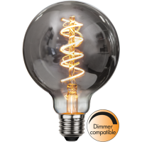 LED lampa E27 dimbar | G95 decoled spiral smoke | 2100K | 2W [Star Trading] 361252