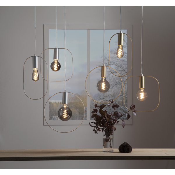 LED lampa E27 dimbar | G95 decoled spiral smoke | 2100K | 2W [Star Trading] 361252 - 3