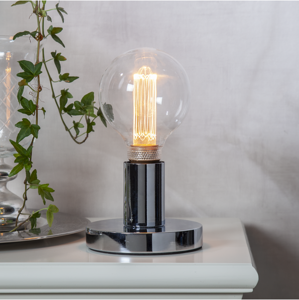 LED lampa E27 dimbar | G95 klar | 1800K | 2.5W (25W) [Star Trading] 361862 - 2