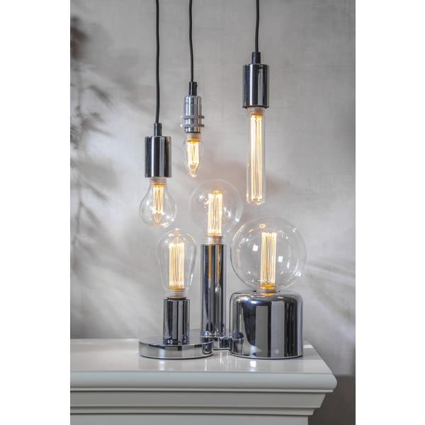 LED lampa E27 dimbar | G95 klar | 1800K | 2.5W (25W) [Star Trading] 361862 - 5