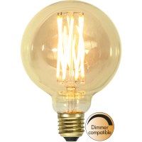 LED lampa E27 dimbar | G95 vintage gold | 1800K | 3.7W [Star Trading] 361868