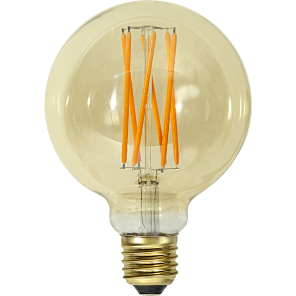 LED lampa E27 dimbar | G95 vintage gold | 1800K | 3.7W [Star Trading] 361868 - 4