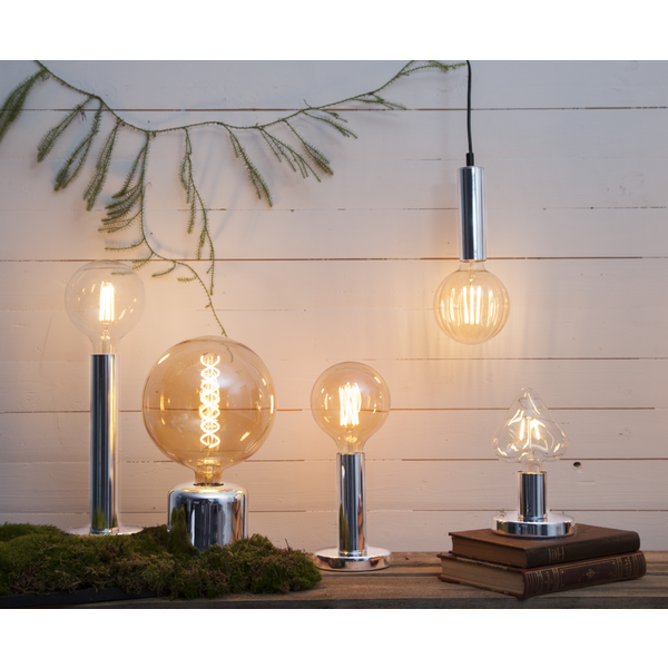 LED lampa E27 dimbar | G95 vintage gold | 1800K | 3.7W [Star Trading] 361868 - 5