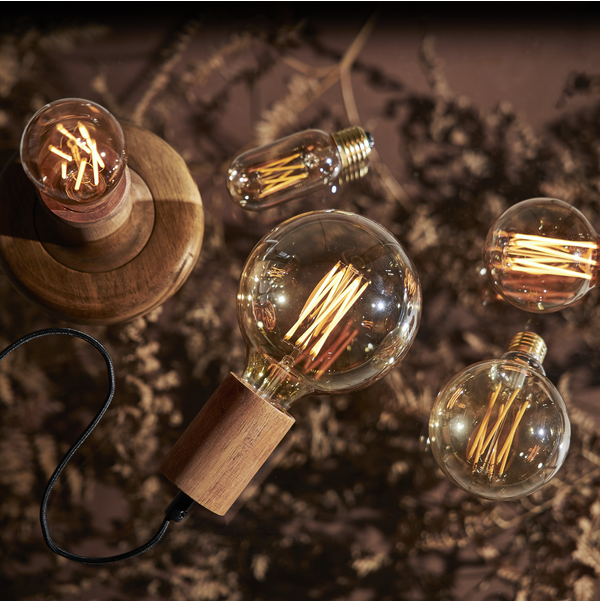 LED lampa E27 dimbar | ST64 vintage gold | 3.7W [Star Trading] 361893 - 2