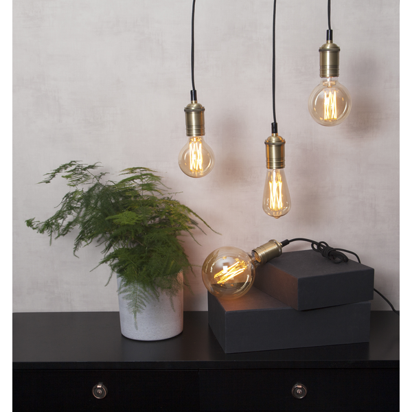 LED lampa E27 dimbar | ST64 vintage gold | 3.7W [Star Trading] 361893 - 3