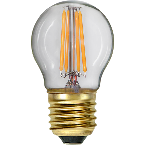 LED lampa E27 dimbar (3-stegs) | G45 soft glow | 2100K | 4W (35W) [Star Trading] 361856 - 4