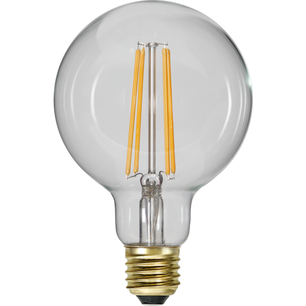 LED lampa E27 dimbar (3-stegs) | G95 soft glow | 6.5W [Star Trading] 361866 - 3