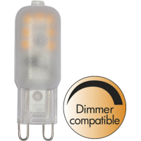 LED lampa G9 | Halo LED | frostad | 2700K | 1.5W | dimbar [Star Trading] 361908
