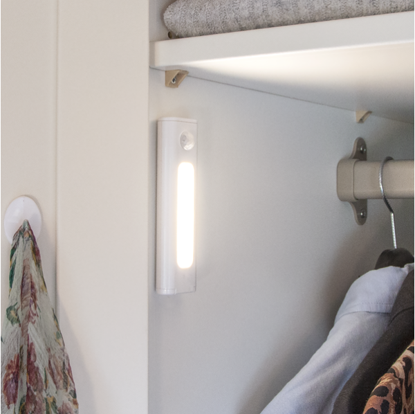 LED nattlampa | sensor | batteridriven | vit [Star Trading] 361727 - 2