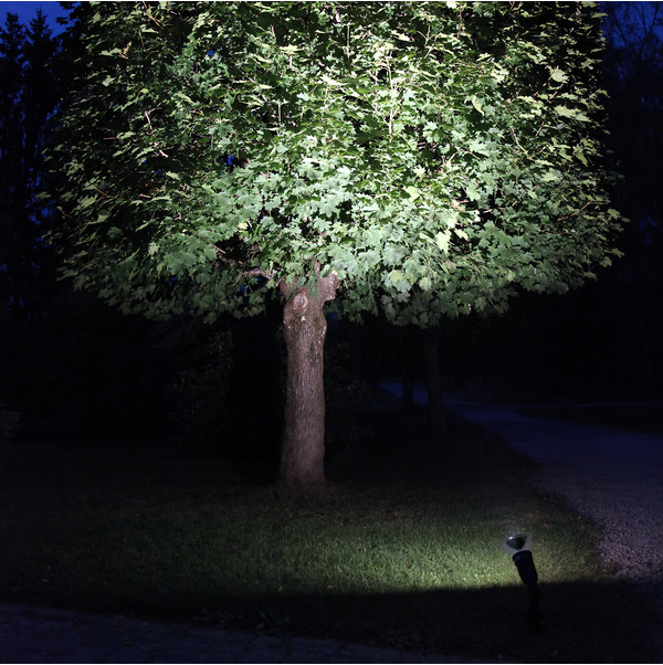 LED spotlight E27 | PAR38 silver | utomhus | 4000K | 15W [Star Trading] 361875 - 2