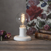 Lampfot E27 JoJo 10cm | vit [Star Trading] 502102 - 2