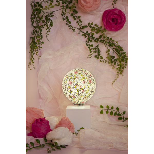 Lampfot E27 Kub | 9cm | vit [Star Trading] 361979 - 3