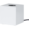 Lampfot E27 Kub 9cm | vit [Star Trading] 361979 - 1