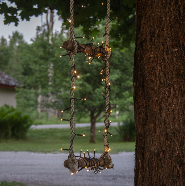 Ljusslinga Akku 160 LED varmvit | 11.2m [Star Trading] 500701 - 2