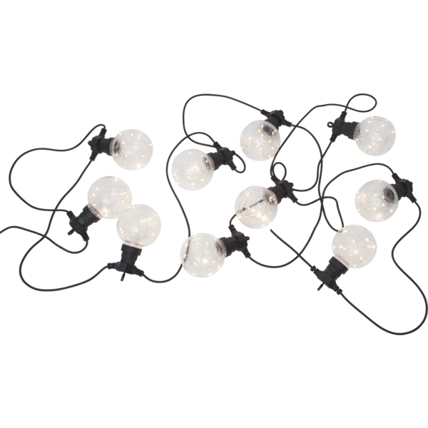Ljusslinga Big Circus | 450cm | 10 lampor | transparent [Star Trading] 501754 - 1