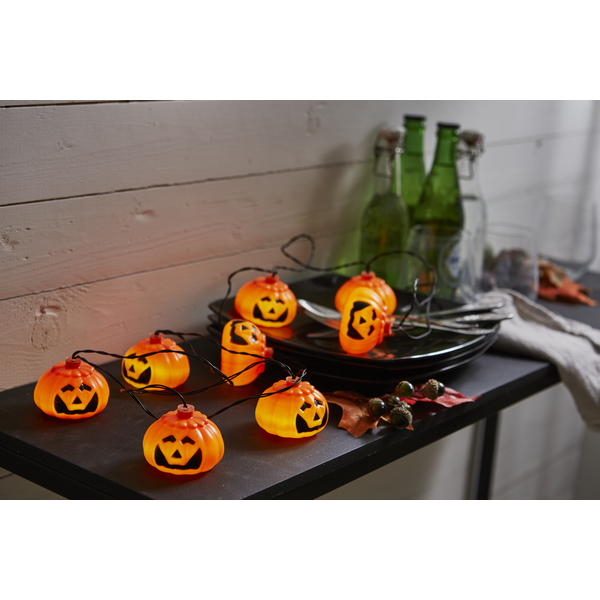 Ljusslinga Halloween | Pumpa | Orange [Star Trading] 501579 - 2